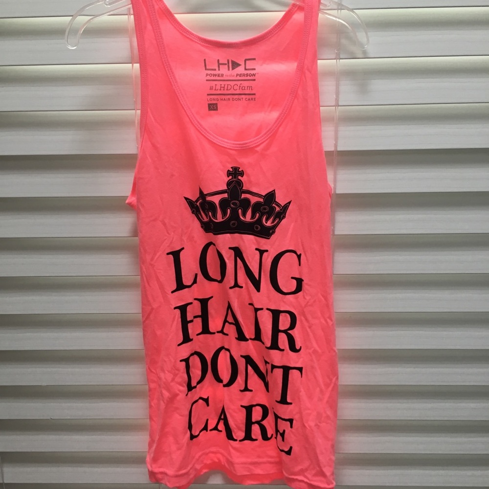 Hot pink graphic tank